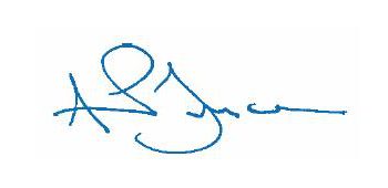 Tony Duncan's signature