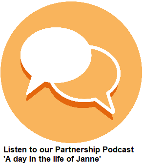 Listen to our Partnership Podcast A day in the life of Janne